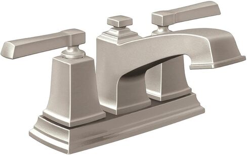Moen WS84800 Two-Handle Low Arc Bathroom Faucet, Chrome in Saudi Arabia