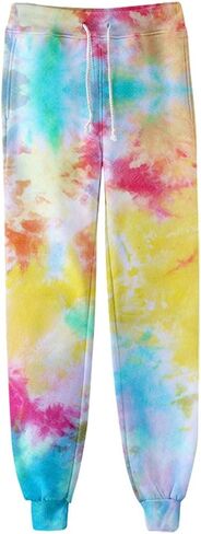 Outofgas Women's Men's Tie Dye Hoodies 2 Piece Tracksuits Suit Fashion Sports Set Novelty Print Hooded Pullover With Pockets in Saudi Arabia