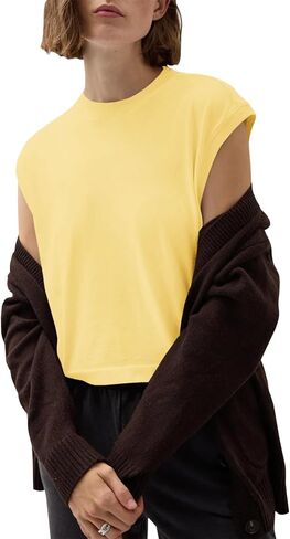 Tankaneo Womens cap cap cap tops summer summer strape lourd fit basic tee basic tee basic in Kuwait
