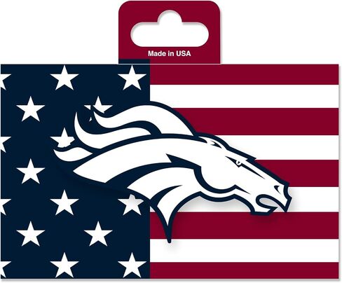 Rico Industries NFL Football Green Bay Packers Patriotic 5" x 7" Vinyl Die-Cut Decal - Car/Truck/Home Accessory in Saudi Arabia