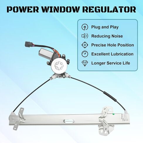 741-306 Power Window Regulator with Motor Assembly Front Left Driver Side Compatible with 2003 2004 2005 2006 2007 Honda Accord Sedan 4-Door Window Lift Regulator in Saudi Arabia
