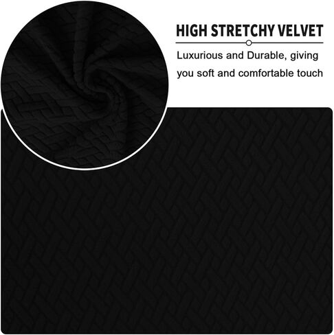 Gaming Chair Covers Slipcovers with Armrest Covers Office Desk Chair Cover Computer Chair Cover Stretch Gamer Chair Cover Cat Scratch Proof,Black in Saudi Arabia