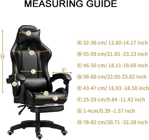 Gaming Chair Covers Slipcovers with Armrest Covers Office Desk Chair Cover Computer Chair Cover Stretch Gamer Chair Cover Cat Scratch Proof,Black in Saudi Arabia