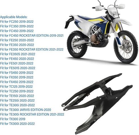 الإطار الفرعي للدراجة النارية بيرغار ، مجموعة تجميع الإطار الفرعي ، مقعد خلفي لدعم رف صينية رف تعزز لذيذ لذيذ لذيذ FC250 FC350 FC450 FE250 FE350 in Kuwait