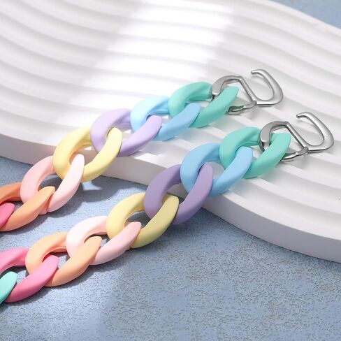 2 Pcs Shoe Chains, Candy Color Shoe Charms to DIY Your Clog Sandals, Favors Gifts for Party for Girls Boys in Kuwait