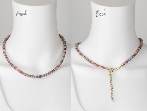 SPUNKYsoul Boho Jewelry Multi-Color Disc Bracelet, Anklet or Necklace for Women in Saudi Arabia