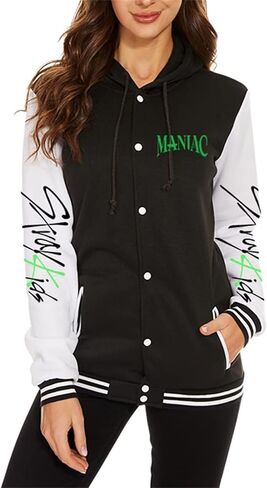 ACEFAST INC Stray Kids Varsity Jacket Hoodie Bangchan Felix Hyunjin Jeongin Pullover Sweatshirts For Women in Kuwait