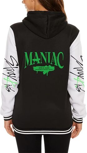 ACEFAST INC Stray Kids Varsity Jacket Hoodie Bangchan Felix Hyunjin Jeongin Pullover Sweatshirts For Women in Kuwait