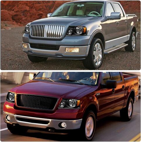 لعام 2004 2005 2006 2007 2008 F150 ANDEMBLY ASSEMBLY متوافقة مع 2004-2008 FORD F150 PACEUP/ 2006-2008 LINCOLN MARK LENS CLEAR CLEAR CHROME HOUSICHENT AMBERECTER BLIPPAM in Kuwait