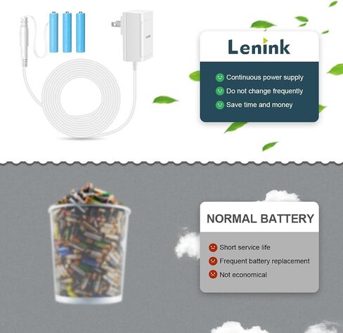 AC Power Supply Adapter for AAA Battery,Replace 3 AAA Battery,Black in Saudi Arabia