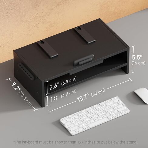 Laptop Stand,Puppy Bamboo Adjustable Laptop Riser,Ergonomic Computer Stand, Riser Holder Notebook Stand Compatible with Air, Pro, Dell, HP, Lenovo,Puppy in Saudi Arabia