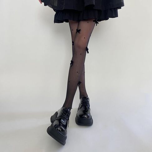 Womens Sheer Tights Sexy Pantyhose Stockings Mesh Floral Patterned Lace Tights for Women Cosplay Party,Nude Roses in Saudi Arabia