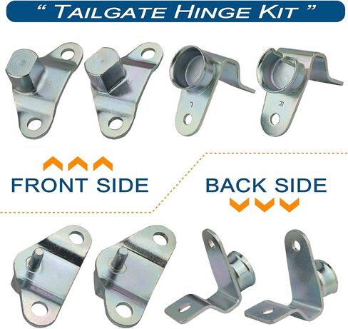 Tailgate Hinge Kit w/Bolts for Rear Tail gate Door Panel Compatible with 1999-2007 Chevy Chevrolet Silverado GMC Sierra 1500 2500 3500 Truck Tailgate Accessories Parts in Saudi Arabia