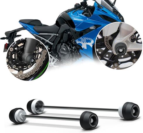 FOR GSX-8R GSX-8S 2024 crash pad protector motorcycle front and rear fork wheel frame slider collision wheel spindle protector gsx-8r gsx-8s 2023-2024 (One set) in Saudi Arabia