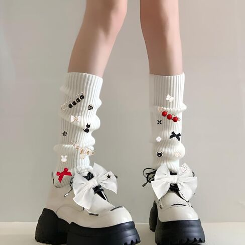 38 Pcs Shoe Charms for Sneakers Satin Bow Sneaker Charm for Shoe Lace with Bows/Jewelry/Pins/Clips Shoelace DIY Charms Decoration for Women (White) in Saudi Arabia