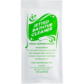 Jetted Bathtub Cleaner Concentrate Case of 100 1.5 Ounce Pouches
