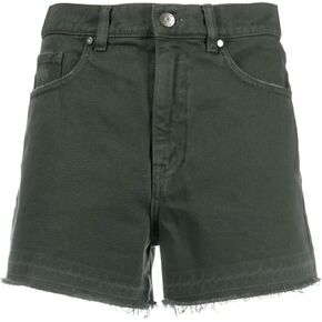 Lachmose Denim Shorts for Women Summer High Waisted Stretchy Frayed Raw Hem Jean Shorts in Saudi Arabia