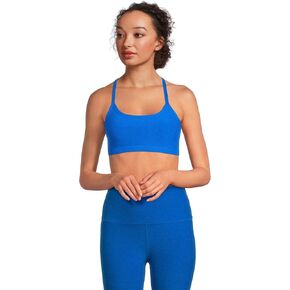 Beyond Yoga, Womens, Spacedye Slim Racerback Bra, Court Blue Heather, S
