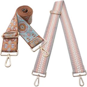 Purse Straps Replacement Crossbody - Adjustable Bag Strap for Purses, Wide Shoulder Strap for Women Guitar Purses
