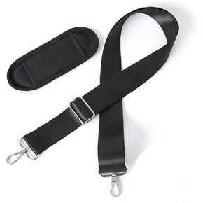 Adjustable Shoulder Strap for Bags, Audio Instrument, Luggage, 59 inches, Black