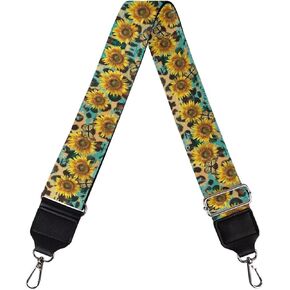 Talayituse Tiger Skin Print Shoulder Strap Wide Purse Bag Strap Adjustable Replacement Belt Luggage Crossbody Shoulder Bag Strap for Women Girls, 1 Pack