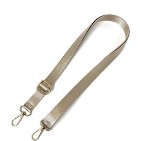 54in Handbag Shoulder Strap Replacement Nylon Strap for DIY Lady Purse Crossbody Bag Adjsutable Strap with Metal Hook