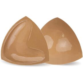 Double-Sided Sticky Bra Ultra Lift Triangle Bra Inserts Sticky Push Up Breast Pads for Bikini Swimsuit Strapless Dresses