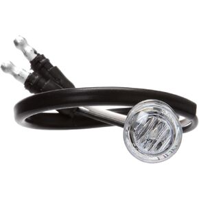 Truck-Lite 33285y 33 Series LED Clear/Yellow Round Marker Light (PC ، Hardwired ، 180 Bullet Terminal ، 12V ، 1 Diode)