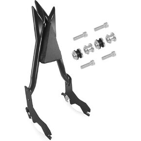 Custom 26"Tall Adjustable Sissy Bar Docking for Harley Davidson 2018-2024 Low Rider Models Lowrider ST FXLR FXRST FXLRS FXLRST Sport Glide FLSB Dyna Gloss Black