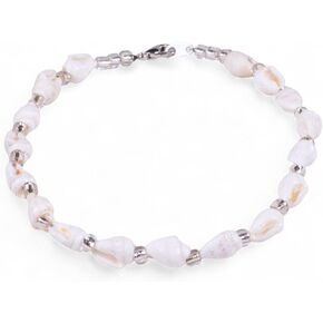 Bluerica Nassa shell Anklet - مجوهرات شاطئ البحر للنساء