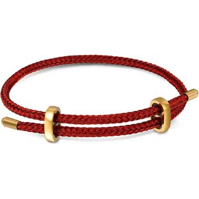 GNOCE Adjustable Basic Bracelet with 2 Pieces of Stoppers Bracelet for Women, Stainless Steel Bracelet For Her