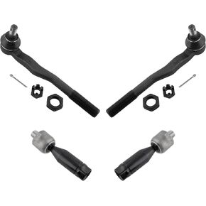 Boxi (مجموعة من 4) ارتباطات نهاية الجبهة الداخلية والخارجية Rod Rod Links لتويوتا 4Runner 1996 1997 1998 1999 2000 2001 2002 | يحل محل EV433 ES3547 ES3548