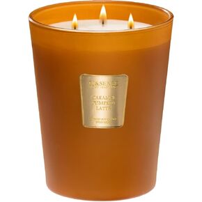 M&SENSE Summer Sea Air Scented Candle, 35 OZ Extra Large 3 Wick Natural Soy Wax Candles 150 Hours Long Lasting Slow Burning, Candles Gift for Spring Home Decor