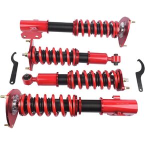GELUOXI Height Adjustable Coilover Suspension Shock Absorber Lowering Kit Replacement for 2008-2012 Subaru Impreza WRX GH8 Coilovers Springs Struts