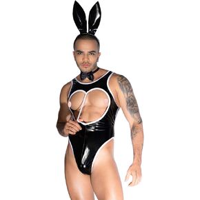 Mens Cosplay Costume Tuxedo Sexy Lingerie Set Role Play Rabbit Man Uniform Gay Bar Nightclub Outfit