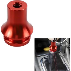 محول مقبض المعدات المعدات ، M10 × 1.5 محول SHIFTER يدوي سبيكة الألومنيوم ، محول حذاء Shift Knobs العالمي ، موصل عصا التروس لرفاق العتاد اليدوي (أسود)
