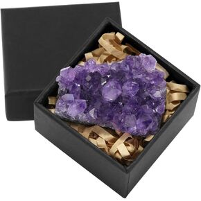 Natural Amethyst Crystal, Genuine Amethyst Stone for Healing, Reiki Energy Stones, Spiritual Protection, Raw Healing Stone for Meditation, Feng Shui Decor, Healing Crystals(About 0.15lb)