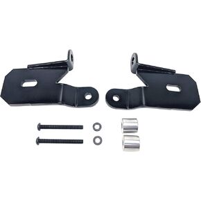 KC HiLiTES 7318 A-Pillar Black Light Mount Brackets - Jeep Wrangler JL