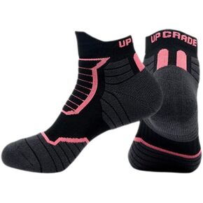 Professional Marathon Running Socks - Moisture wicking,shock absorbing and anti-slip,men and women,3 pairs