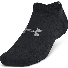 Under Armour - Unisex Essential Cushion 6Pk Ns Socks, Color Black (001), Size: Large