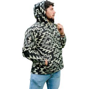 Alpaca Sweater Men or Women, Brown Hoodie, Multicolor Hoodie, Sweater Alpaca, Zip Hoodie, Geometric Hoodie