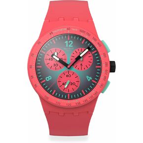 Swatch Unisex Casual Watch Pink Bio-sourced Quartz Paradiso KINETIKO
