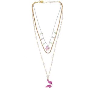 Betsey Johnson Garden Garden Netlace Dragonfly Necklace