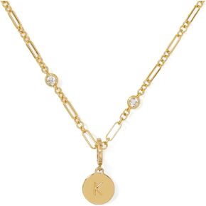 Kate Spade New York, Women's, Chain And Stone Necklace, Clear/Gold, One size