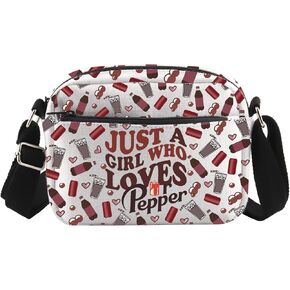 TSOTMO DR.P Merch DR.P Drinks Gift Soda Drinks Lovers Gift DR.P Beverage Crossbody Bag for DR.P Lovers