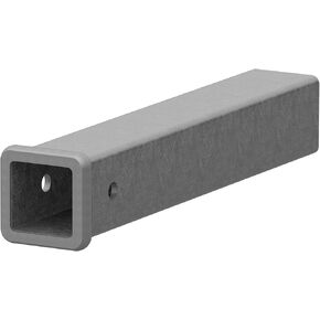 CURT 49511 2-1/2-Inch x 18-Inch Weld-On Raw Steel Trailer Hitch Receiver Tube