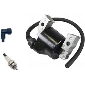 PARTSRUN #21121-2008 （ID#ZH7125） Ignition Coil With Spark Plug and boot Fits Kawasaki FB460V FC400V for John Deere AM101065 ZF126B-HHS