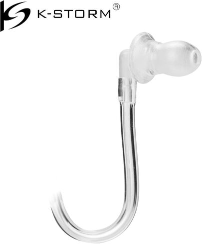 KS K-STORM Replacement Silicone Mushroom Earbud EarTips for Acoustic Tube Earpieces (Pack of 10) in Saudi Arabia