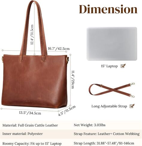 S-ZONE Leather Tote Bag for Women Large Shoulder Bag Work Top Handle Handbag Satchel Purse 2Pcs Set in Saudi Arabia