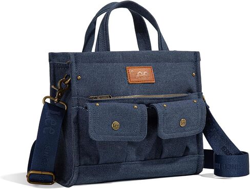 X Lee Canvas Tote Bag for Women Medium Crossbody Bag Top-handle Handbag with Multi-Pockets for Travel Beach Everyday Use in Kuwait